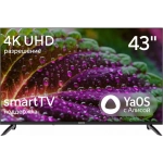 Телевизор Hyundai H-LED43BU7012 43" 4K Ultra HD LED Smart YaOS Frameless черный