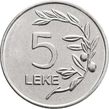 5 леков 2014 Албания