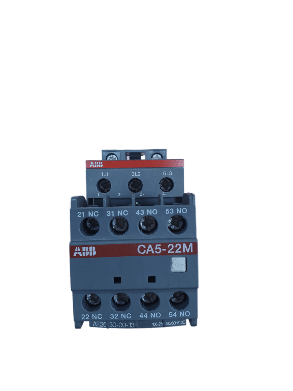 Контактный блок ABB CA5-22M 2HO+2H3 фронтальный для UA16..UA30