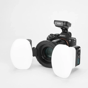 Комплект импульсных осветителей Godox MF12-DK1 для макросъемки