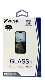 Защитное стекло i-Phone 17 Pro 6.3" Anank 3D Curved Clear Прозрачное
