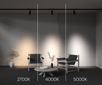 Трехфазный трековый светодиодный светильник Maytoni Focus Led TR197-3-30WCCT-M-B