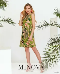 Платье 3153-пудра Minova