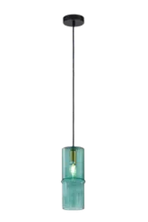 Светильник подвесной NewRgy 5398MDM/1 BRO+BL BLUE, 40 Вт, голубой
