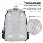 Рюкзак BRAUBERG SNAP, 2 отделения, 3 кармана, "Original black", 39х28х16 см, 272066