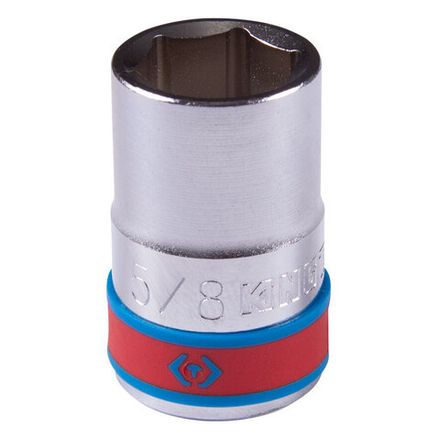 Цена на KING TONY 433520S Головка торцевая стандартная шестигранная 1/2", 5/8", дюймовая