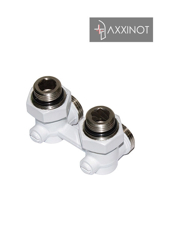 Узел нижнего подключения угловой 1/2" НР х 3/4" НР