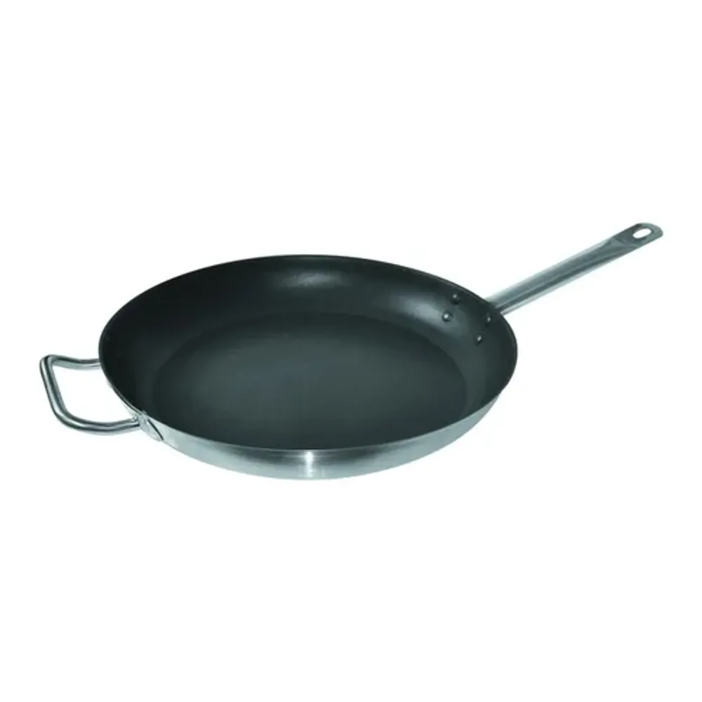 Сковорода 37,5 см, h 5,7 см, нерж. с антиприг. покрытием EcoLine ИНДУКЦИЯ P.L. Proff Cuisine