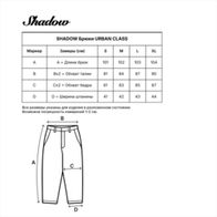 Брюки SHADOW URBAN CLASS, графит