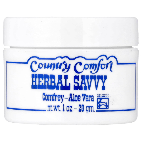 Country Comfort, Herbal Savvy, окопник и алоэ вера, 28 г (1 унция)