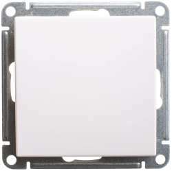 W59 AQUA 1-клавишный ПЕРЕКЛЮЧАТЕЛЬ, IP44, сх.6, 10АХ, механизм, БЕЛЫЙ