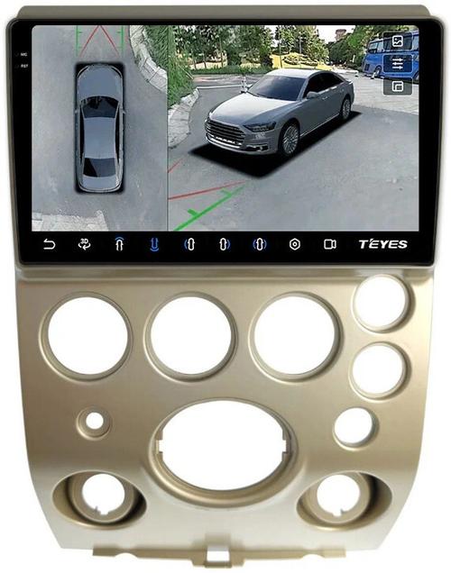 Магнитола для Infiniti QX56 JA60 2004-2007 (поддержка Bose) - Teyes CC3-2K-360 монитор 9.5" 2K QLED на Android 10, Быстрая, CarPlay, 4G SIM-слот, 4 камеры в комплекте