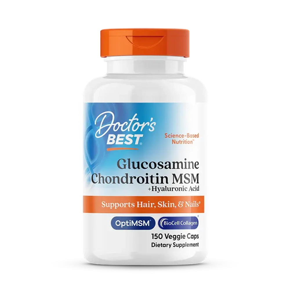 Glucosamine Chondroitin MSM + Hyaluronic Acid 150 капсул Doctors Best