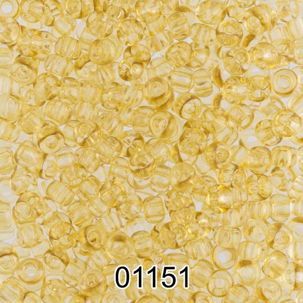 Бисер Preciosa 10/0 (2.3 мм), 500 г, 01151 (Ф335) салатово-желтый