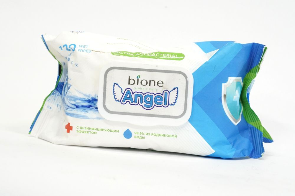САЛФЕТКИ ВЛАЖНЫЕ BIONE ANTIBACTERIAL 120ШТУК САЛФЕТКИ ВЛАЖНЫЕ BIONE ANTIBACTERIAL 120ШТУК