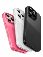 Комплект чехлов для iPhone 15 Pro 6.1" Gurdini Star Way (прозрачный, розовый, серый)