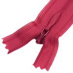 Молния потайная (скрытая) SBS Т3 (3 мм) 1 зам., н/раз., 20 см, S-016 бордовый св., уп. 50 шт