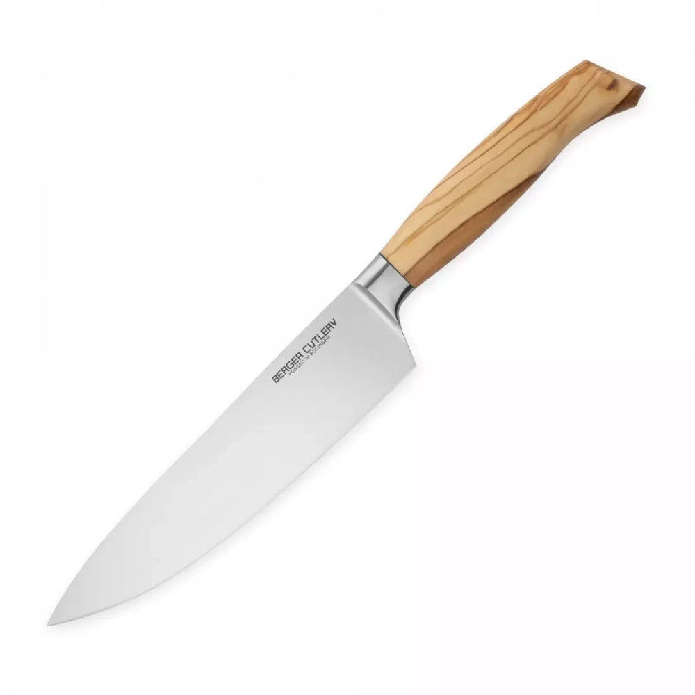 Нож поварской «Шеф»21см Berger Cutlery Ergo Line Olive