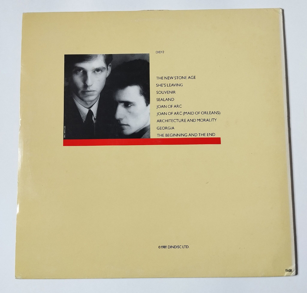 Винтажная виниловая пластинка LP Orchestral Man uvres In The Dark Architecture and Morality (Sweden 1981)