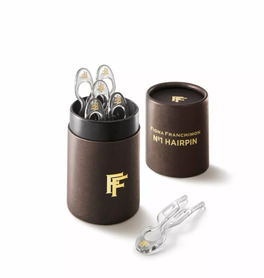 NO 1 HAIRPIN | TRANSPARENT - 5X HAIRPIN/TUBE / Шпильки No1 Hairpin Прозрачного цвета (набор из 5 шпилек)