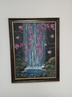 Картина "Сакура". Холст на подрамнике. Кисти. Масло. 48x35 см.Кисти Войтович Н.