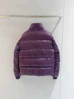 Женский укороченный пуховик Moncler — фиолетовый — фото 7