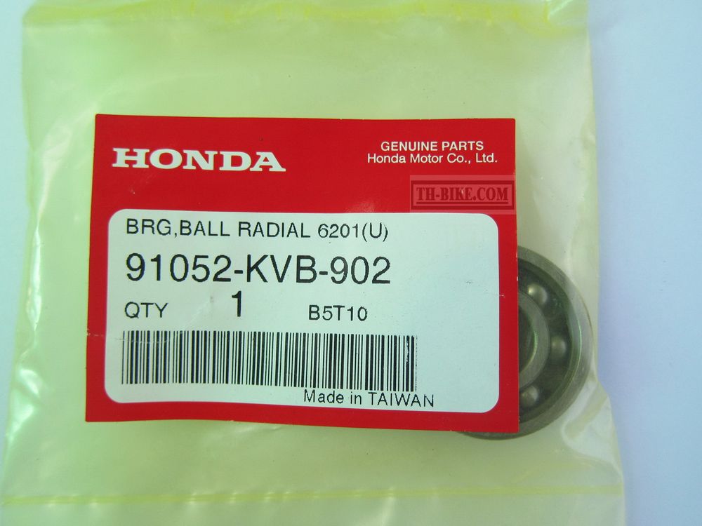 91052-KVB-902. BEARING, RADIAL BALL, 6201U (NTN)