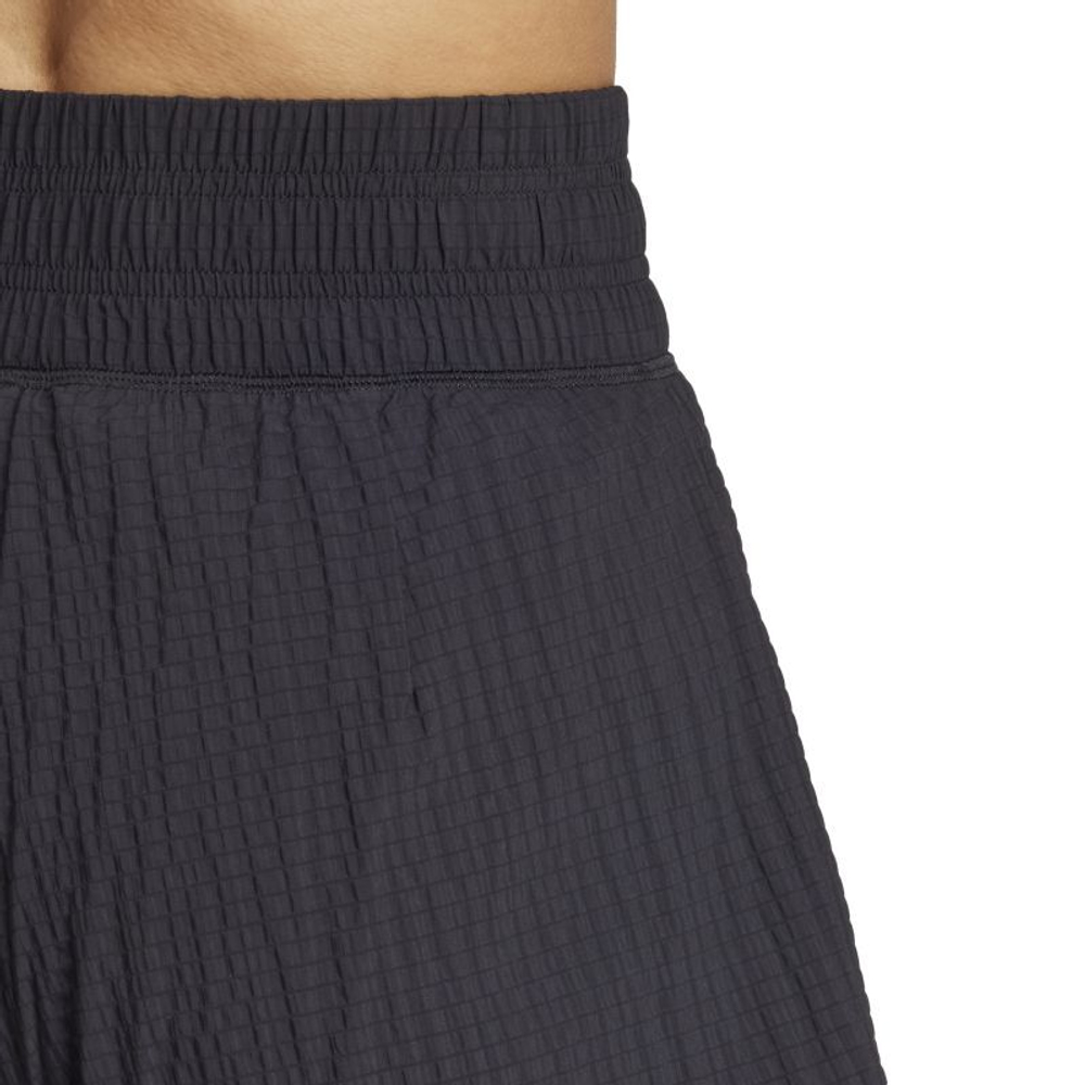 Женские Шорты теннисные Adidas Tennis Pro Aeroready Seersucker - черный