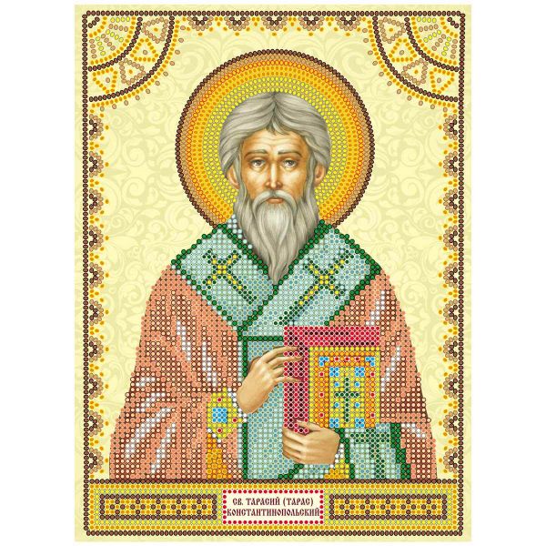 Рисунок для вышивания бисером Абрис Арт, Святой Тарасий (Тарас) 17х23см, ACK-130