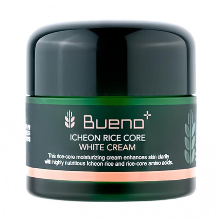 Bueno Осветляющий барьерный крем для лица на основе ферментированного риса Icheon Rice Core White Cream (80 мл)