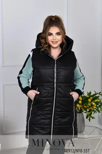 Костюм 8-337-оливка-черный Minova