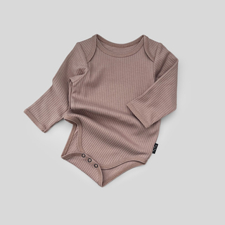 Боди с длинным рукавом (лапша taupe gray)