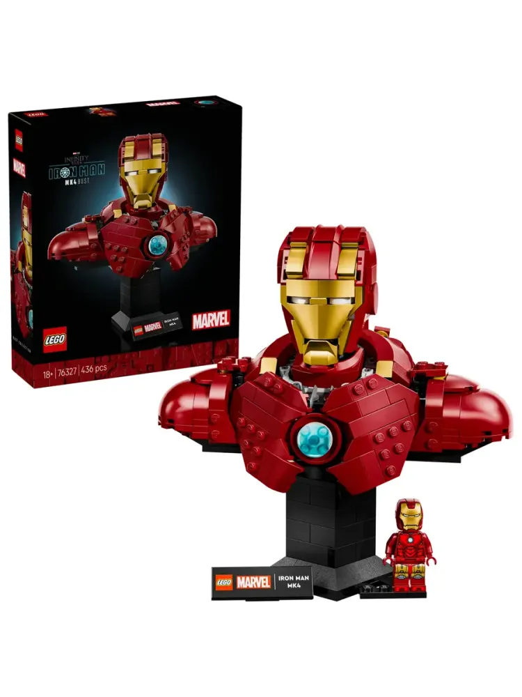 Конструктор Marvel 76327 Бюст Железного Человека MK4
