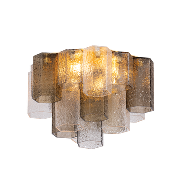Corbett Helsinki Semi Flush, 47 cm, Vintage Gold Leaf