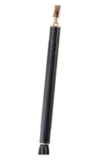 Черная многохвостая плеть PREMIUM FLOGGER - 53 см. (Цвет: черный)