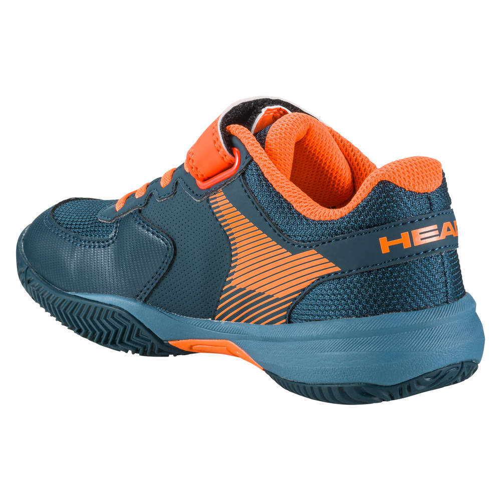 детские Кроссовки теннисные Head Sprint Velcro 3.0 Kids - bluestone/orange