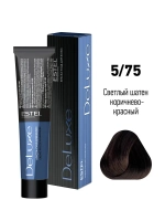 Estel DeLuxe 5/75 Светлый шатен коричнево-красный 60 мл