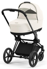 Коляска Cybex Priam IV Matt Black complete Aton B2 Bay Blue Base One 4 в 1 Off White
