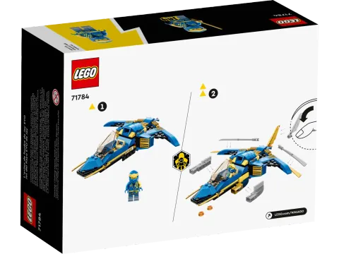 Конструктор LEGO Ninjago 71784 Самолет-молния ЭВО Джея