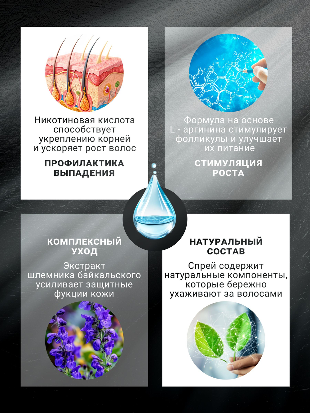 150 мл х 5 шт. Никотиновая кислота МУЖСКАЯ для роста волос. Сыворотка для волос FARMANOVA.