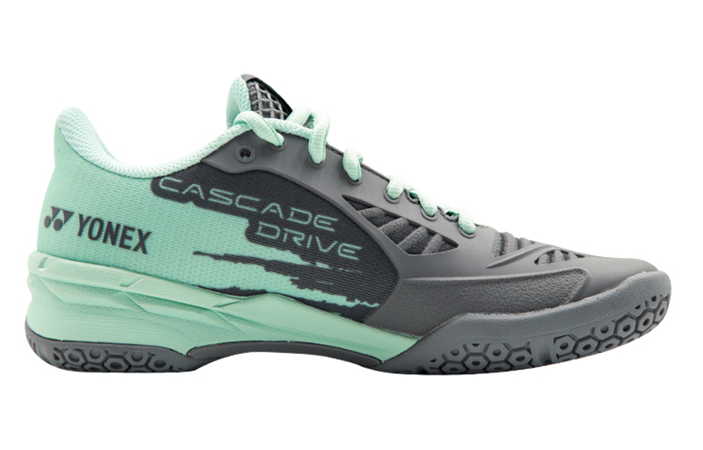 YONEX Power Cushion Textile, Synthetic Leather Comfortable Low top Badminton Shoes Unisex Gray Green