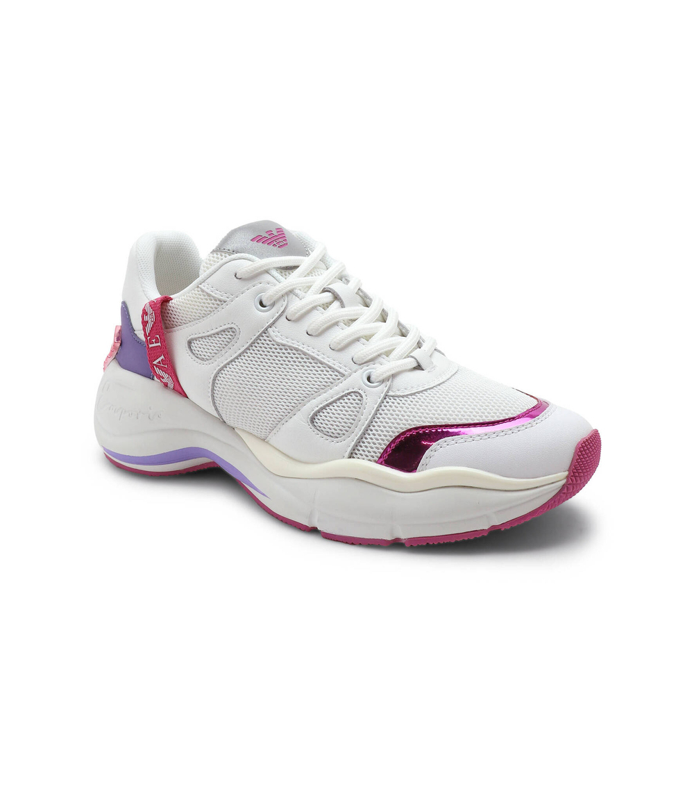 Кожаные кроссовки Emporio Armani - белый(X3X184 XN829)