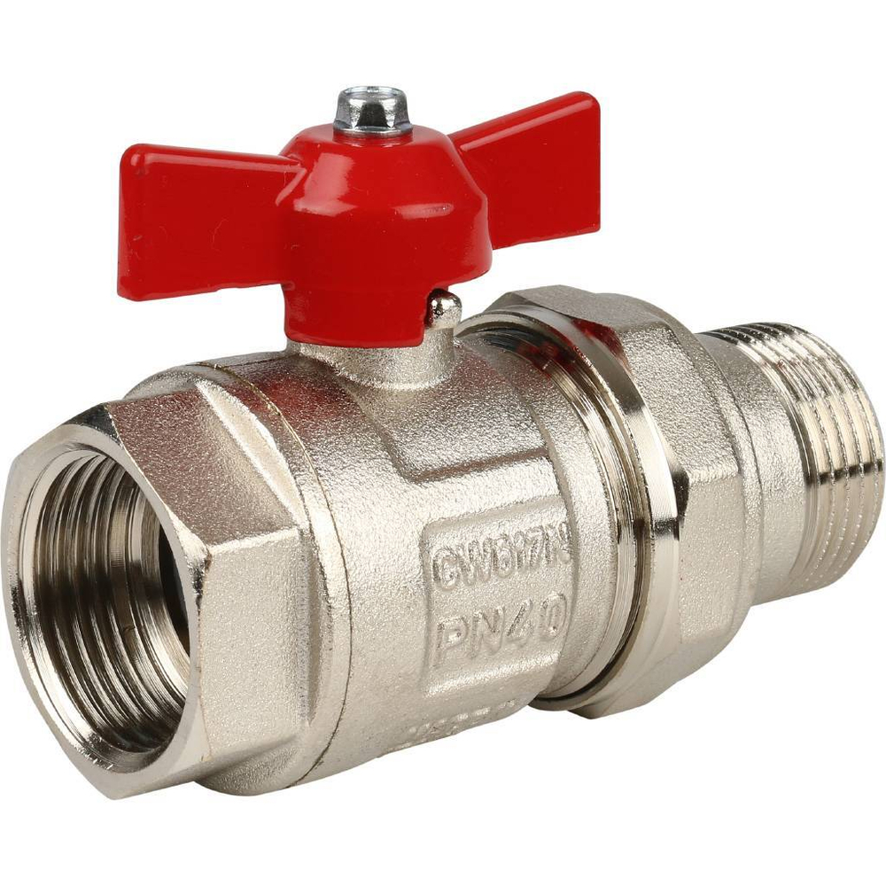 Кран шаровой ITAP IDEAL 1" с американкой (бабочка)