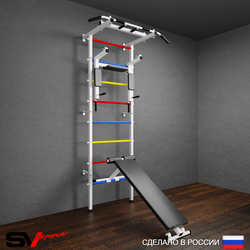 сШведская стенка Sv Pro 804 (Турник Pro/Брусья/стойка/Скамья)