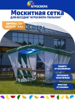 Москитная сетка для беседки Агросфера-Тюльпан