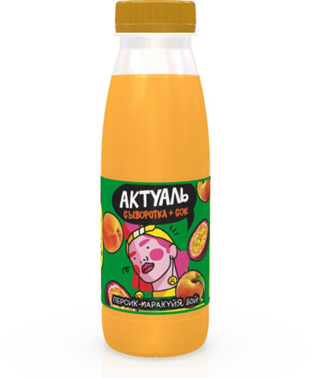 Актуаль Напиток Персик маракуйя 310 гр