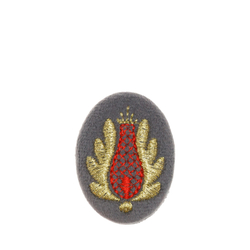 Брошь «Тюльпан», а31/146 серый/золото
