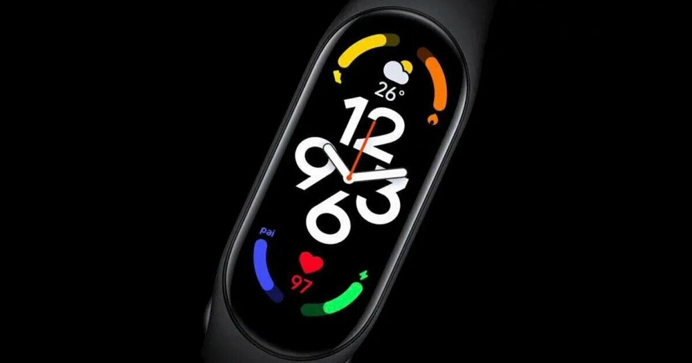 Умный браслет Xiaomi Smart Band 7 46 мм без NFC, черный