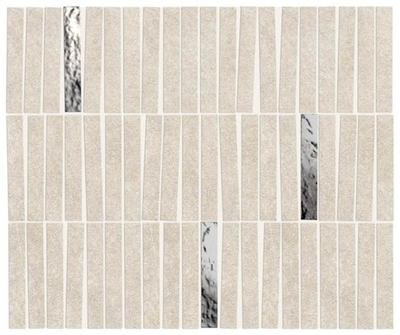 Мозаика Boost Mineral White Mosaico Domino Lux