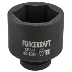 Головка ударная глубокая 1'', 65мм (6гр) FORCEKRAFT FK-48510065